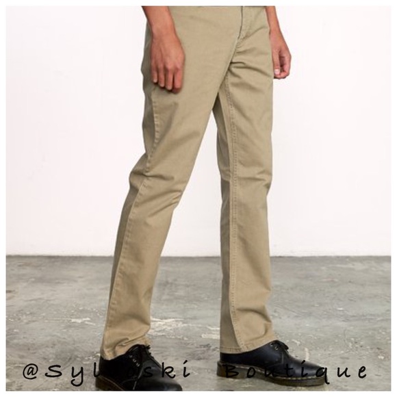 🔥RVCA MEN'S WEEKEND 5-POCKET PANT NWT - Picture 2 of 6